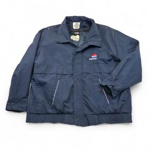 VTG Pepsi Riverside Flexbac Masterliner 3M Thinsulate Jacket USA Made XL Retro